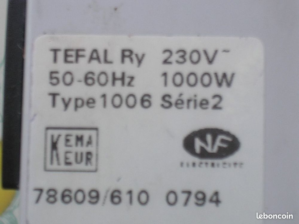 Gaufrier de marque Tefal Electroménager