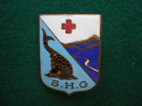 Insigne de Santé - Service de Santé Dauphiné S.H.G. 220 Caen (14)