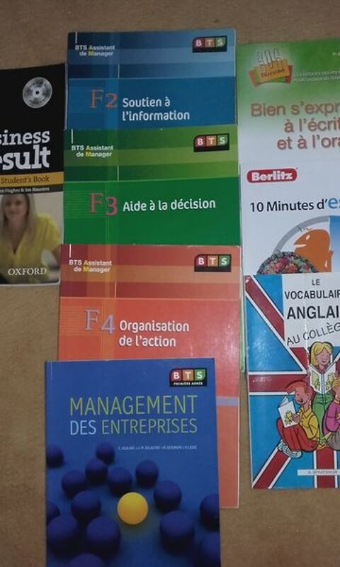 LIVRES SCOLAIRES BTS ASSISTANT MANAGER 30 Pierrefonds (60)