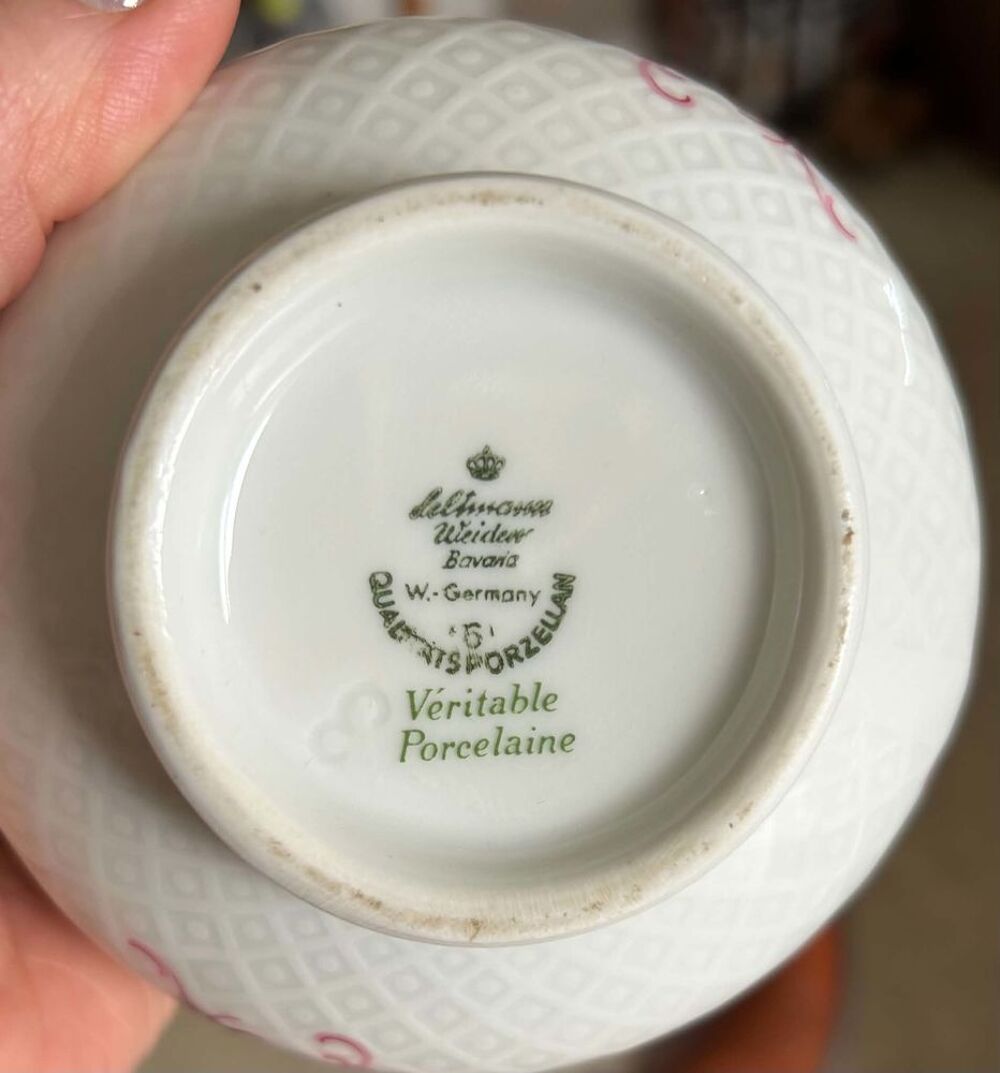 Service &agrave; caf&eacute; en porcelaine allemande BAVARIA Cuisine