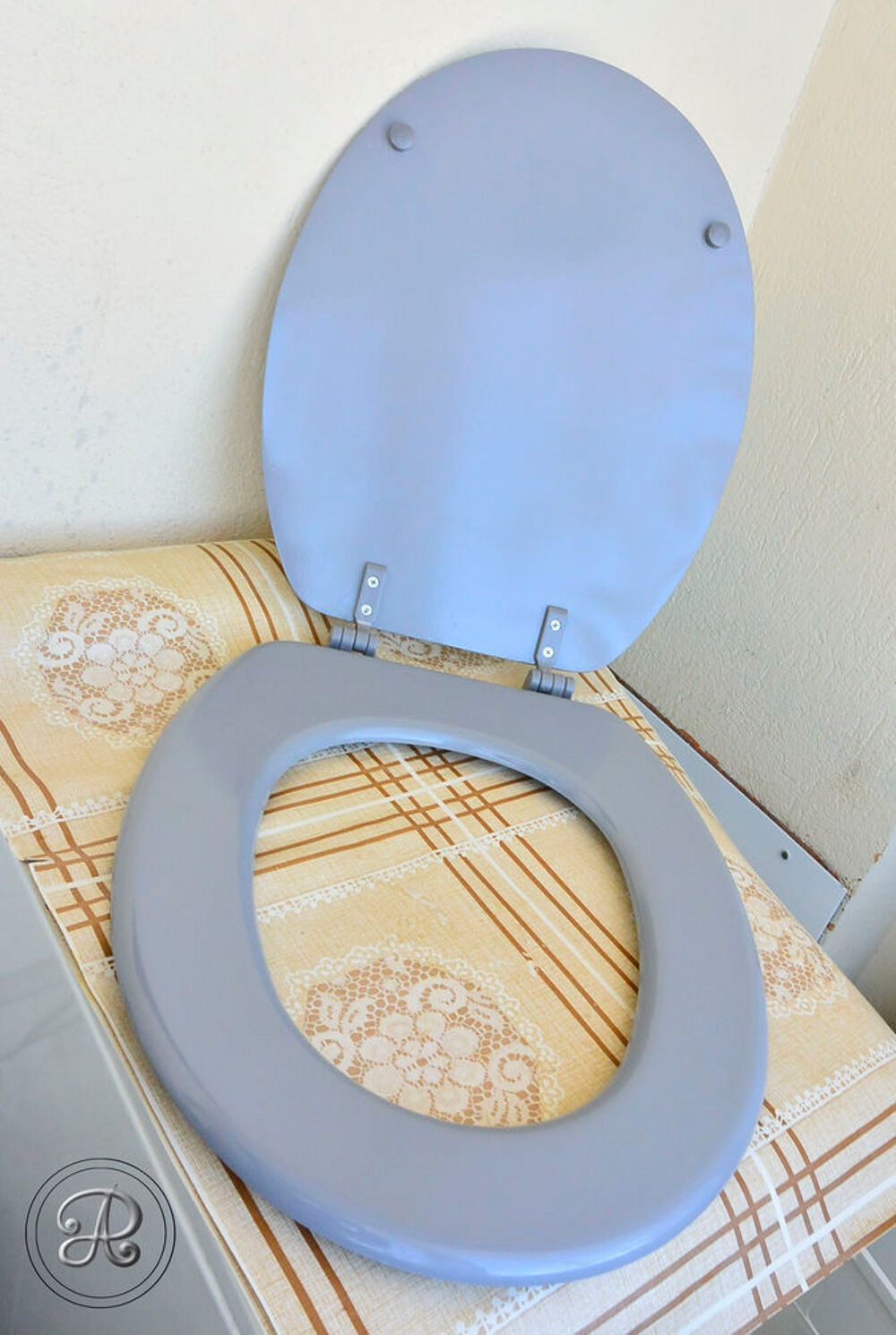 Lunette de toilette. Bricolage