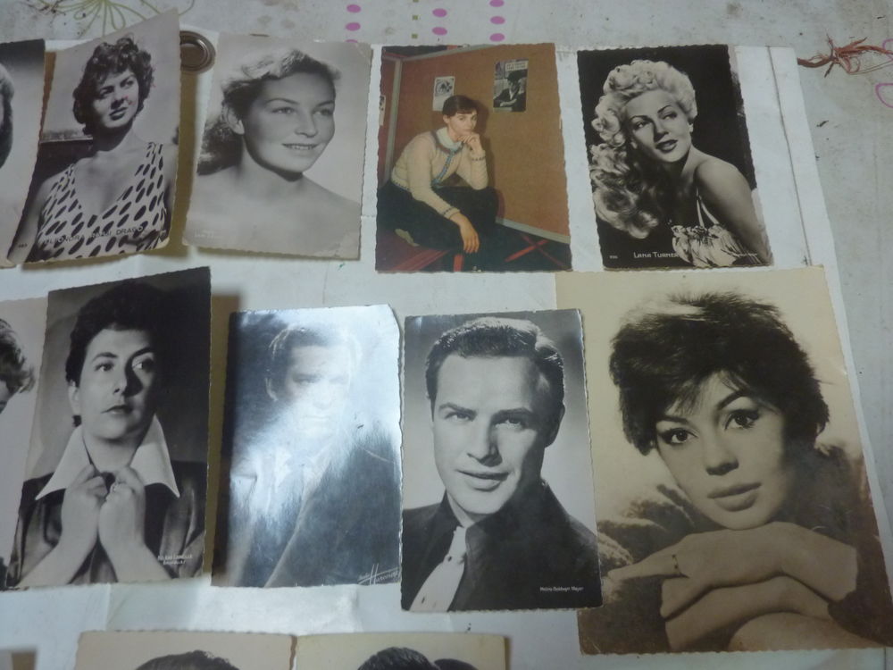 Cartes Photo des STARS des ann&eacute;es 1950 