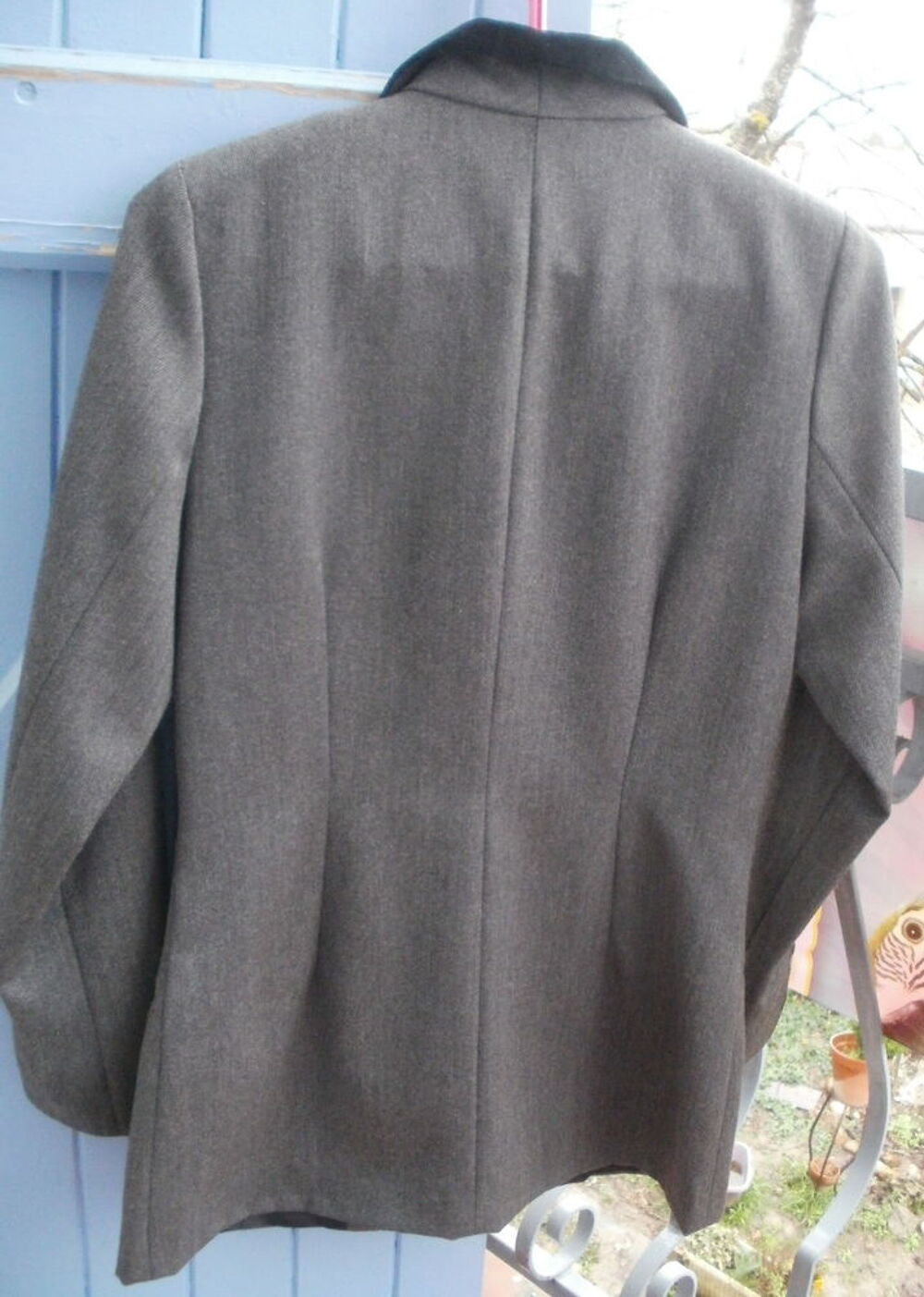 veste blazer ETAM grise et noire taille 36 Vtements