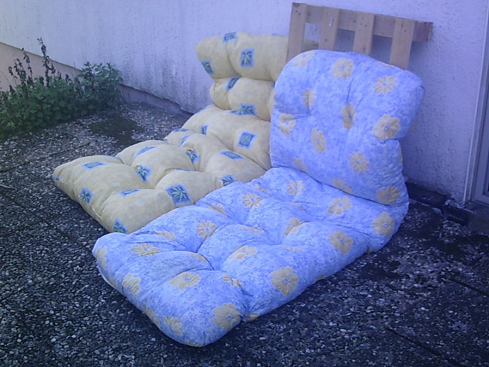Matelas/Coussins pour Bains de Soleil-Transats Jardin