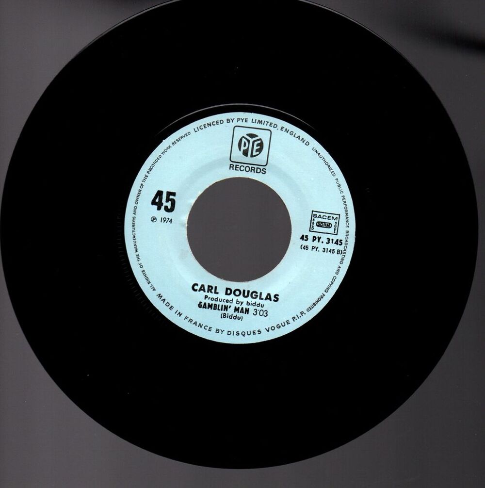 45trs 2titres carl DOUGLAS CD et vinyles