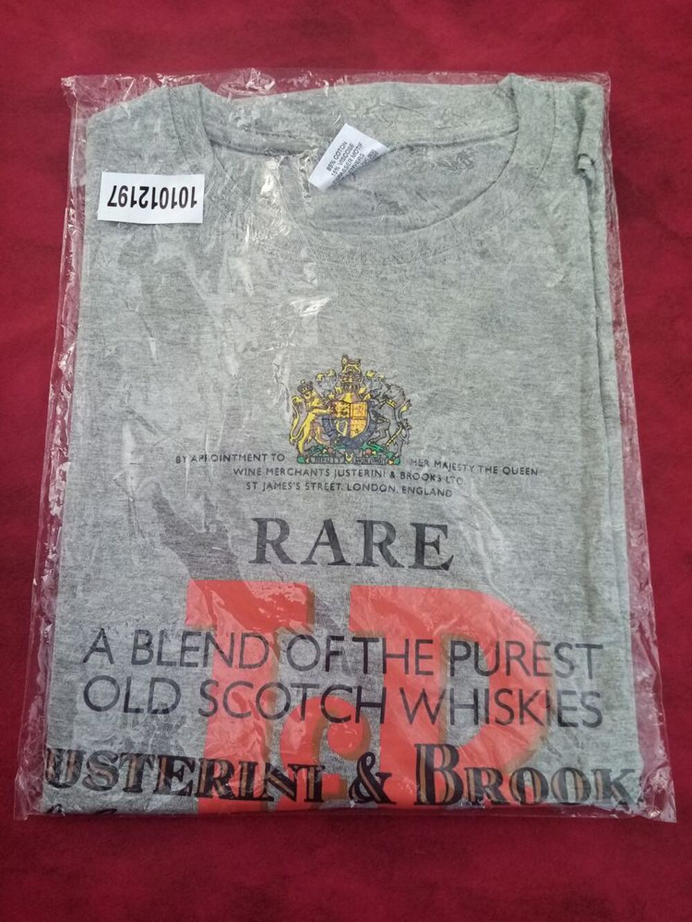 T-shirt J&amp;B blended scotch whisky taille L neuf Vtements