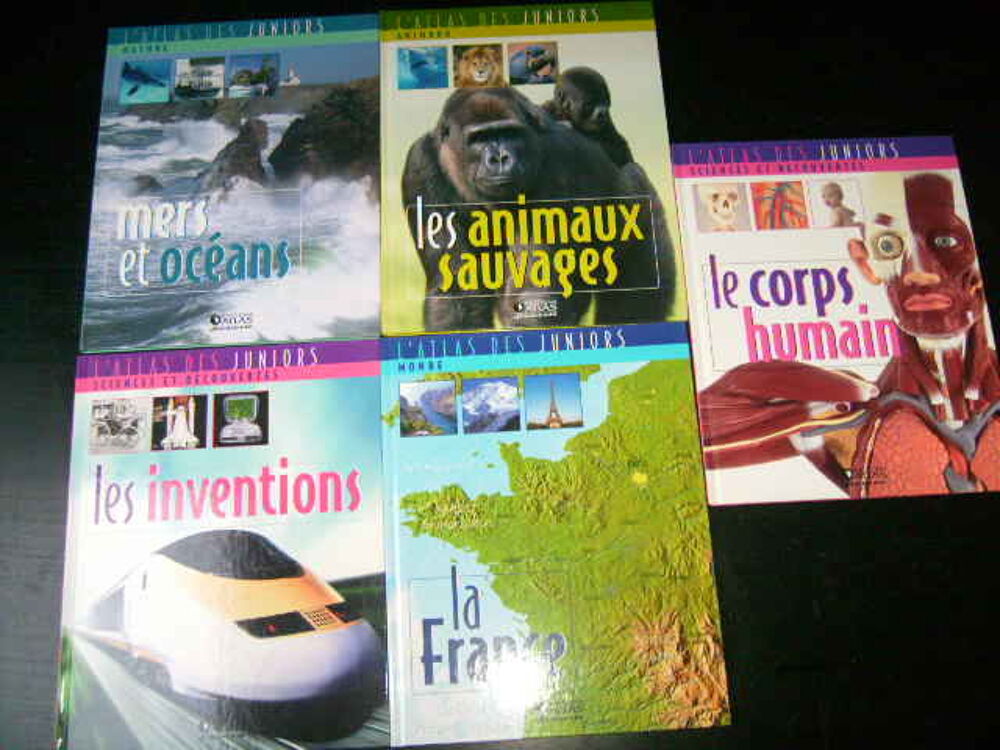 livres (5x) pour enfants de la collection Atlas Jeunesse Livres et BD