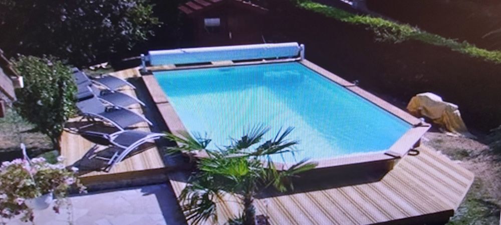 volet automatique pour piscine Jardin