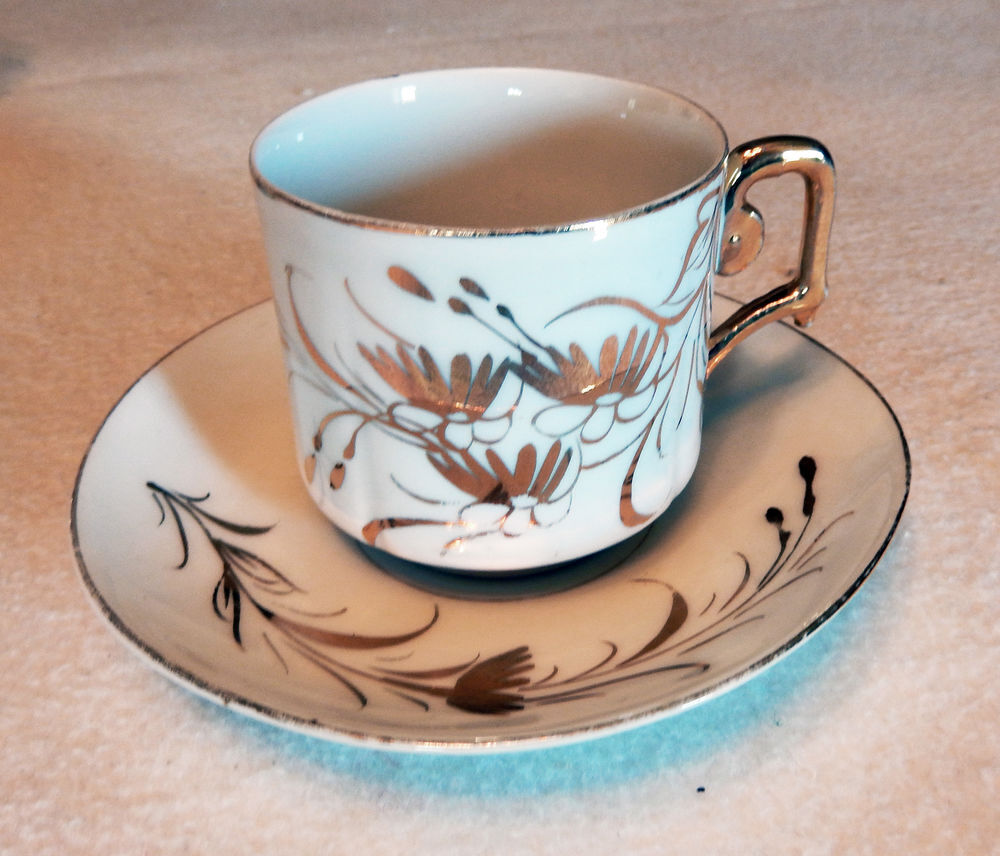 Service &agrave; caf&eacute; porcelaine ancien (N&deg; 2) Cuisine