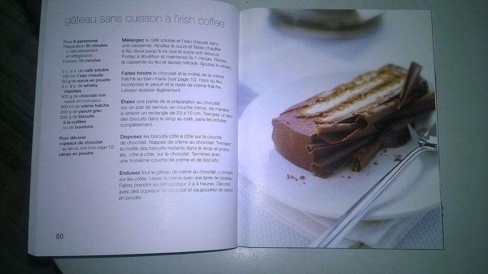 Livres 200 recettes avec du chocolat
Desserts+Mignardises
Livres et BD