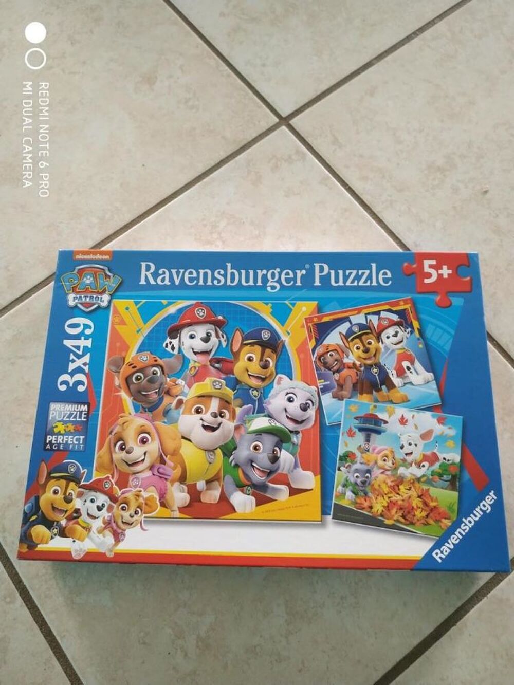 Ravensburger Puzzle Pat'patrouille 3x49 pi&egrave;ces (Neuf) Jeux / jouets