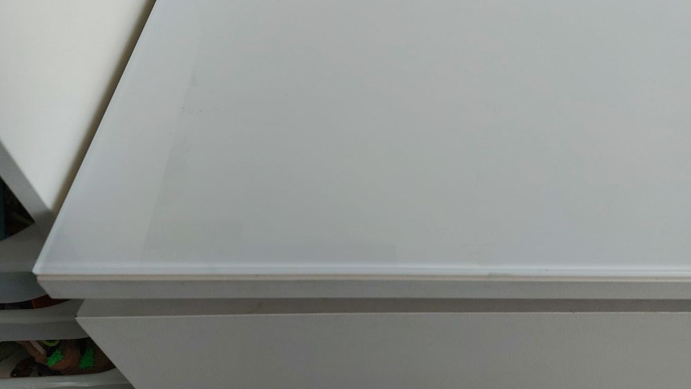 Commode 6 tiroirs plus plaque en verre Meubles