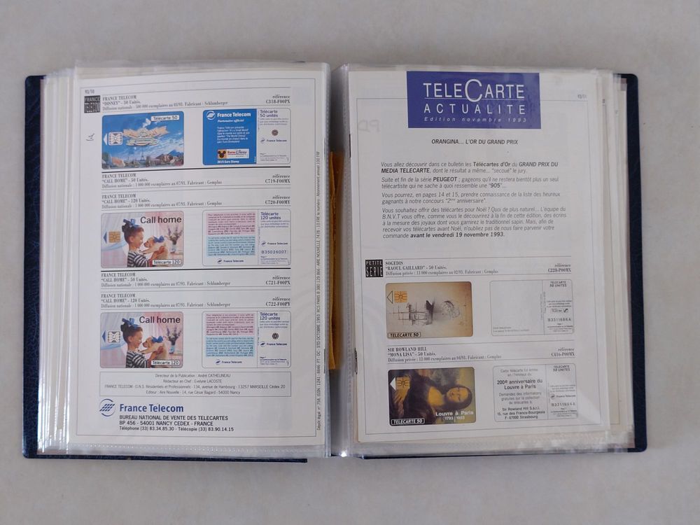 Collection T&eacute;l&eacute;cartes Originales 1616 cartes 