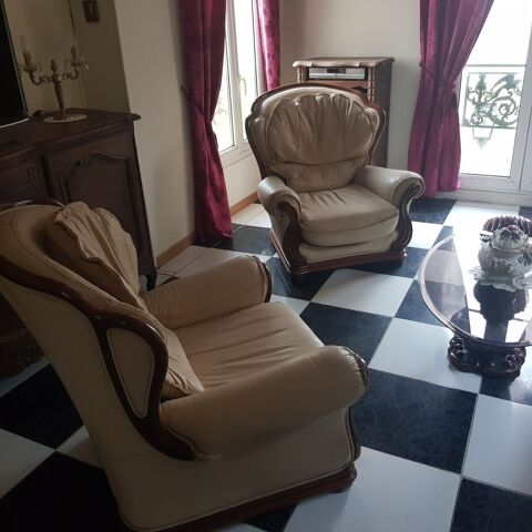 salon cuir 3 pices 400 Beauvais (60)