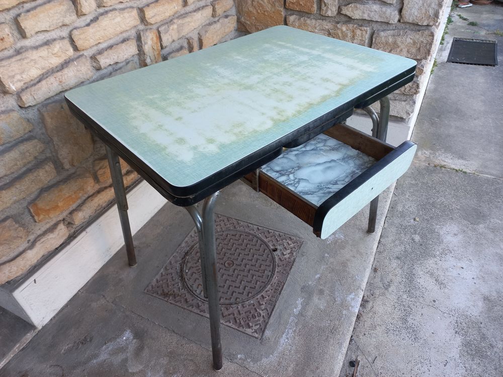 Meuble cuisine formica-meuble cuisine vintage- ancien-placar Meubles