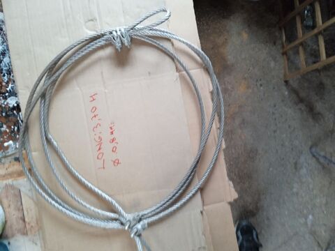 Cable en acier neuf 20 Broyes (51)