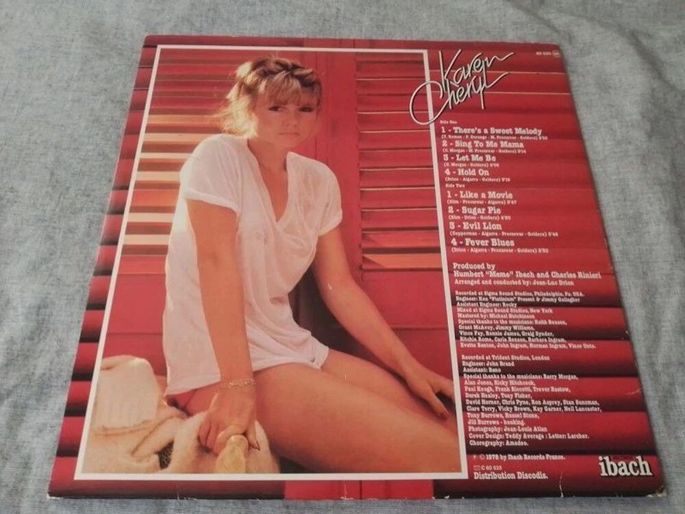 Karen Cheryl Lot De 2 Vinyles Lp 33 Tours Couleur Rouge
CD et vinyles