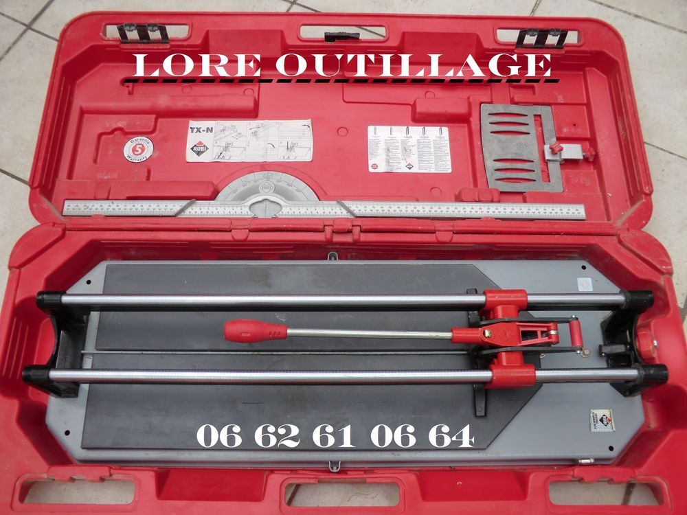 Scie à Carrelage Professionnelle RUBI TX 700 N Avec Valise - Occasion