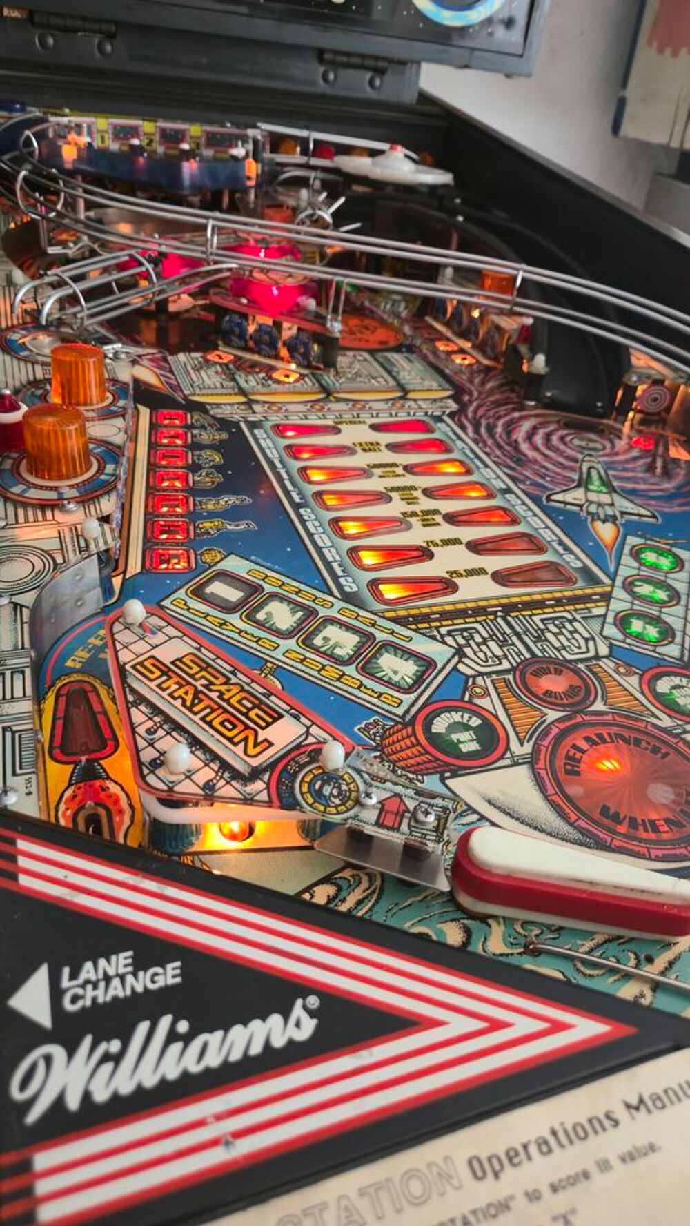 Flipper space station williams multibille afficheur Led Jeux / jouets