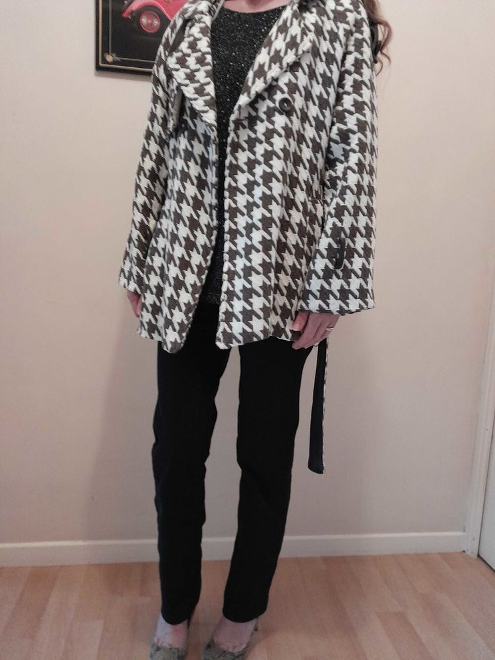 veste f&eacute;minine pieds de poule Vêtements