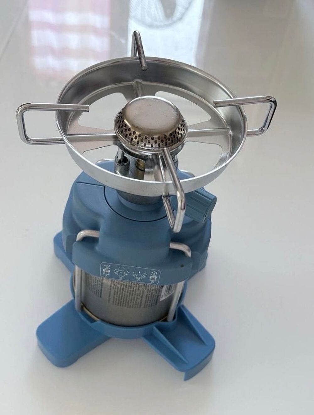 Campingaz Bleuet 206 Plus R&eacute;chaud de camping 1200 W avec bo&icirc;te bleu Cuisine