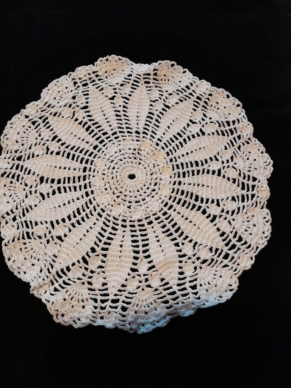 Napperon en Dentelle au Crochet Décoration