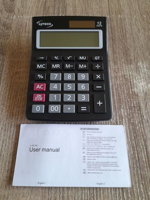 Calculatrice  12 digits  10 Tours (37)