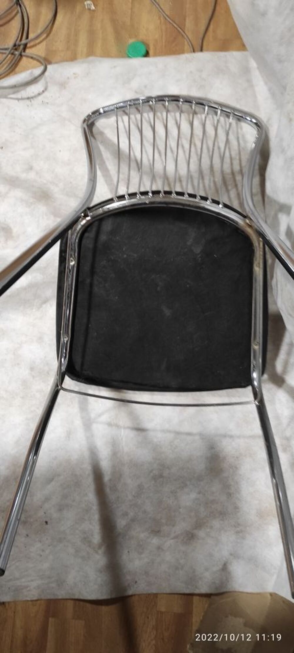 chaise chrom&eacute;e Meubles