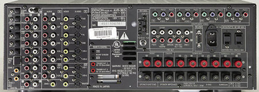 Amplificateur home-cin&eacute;ma Denon AVR-3805 - 7x120W Audio et hifi