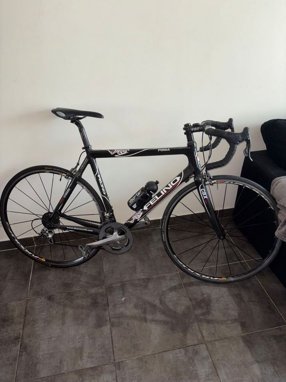 V&eacute;lo route carbone FELINO ? Chorus / Dura-Ace ? Taille L Sports