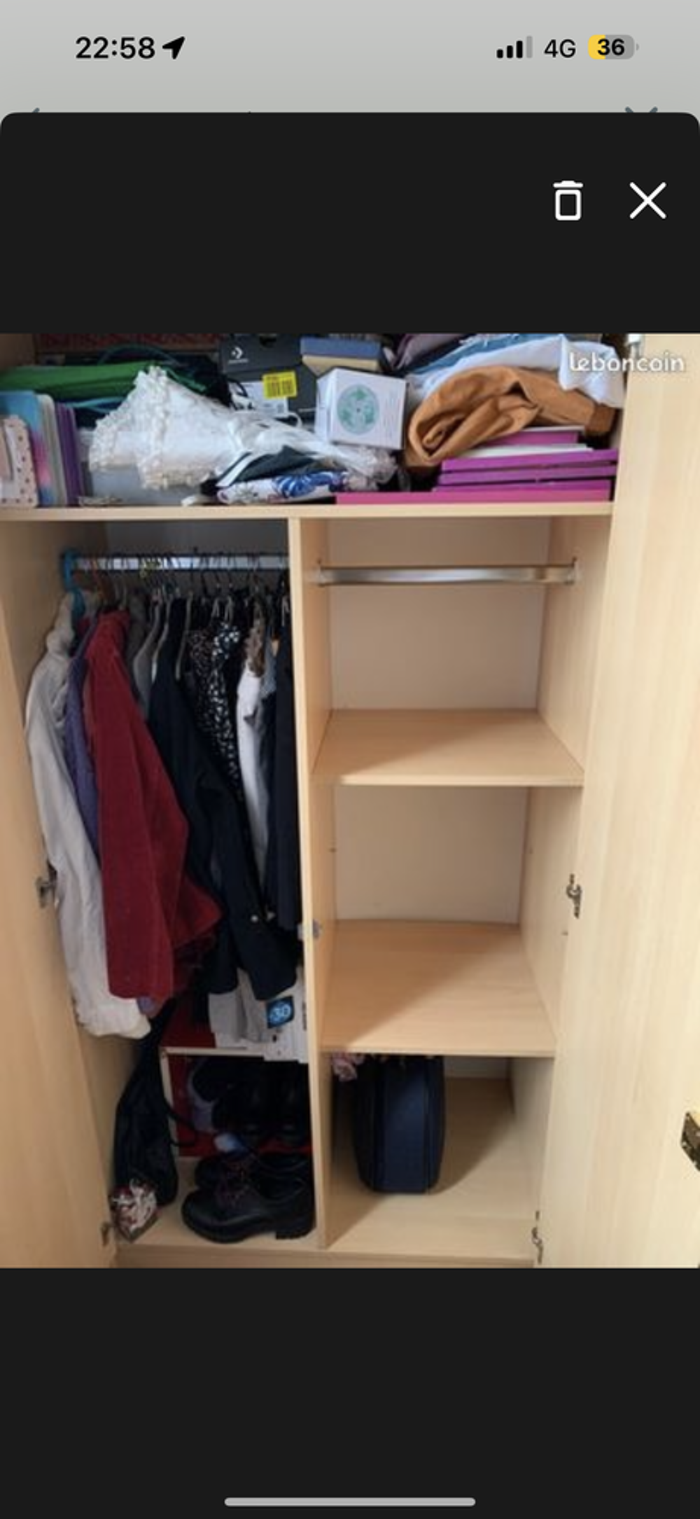 Lit + bureau + armoire Meubles