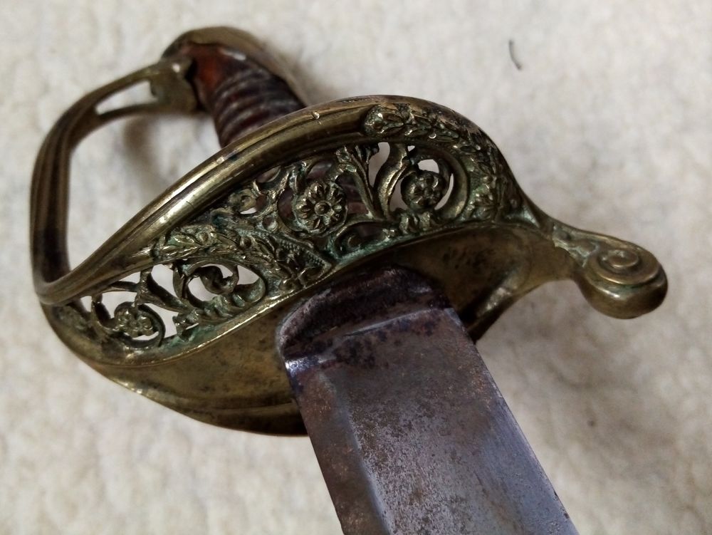 Sabre d'officier d'infanterie mod&egrave;le 1821 