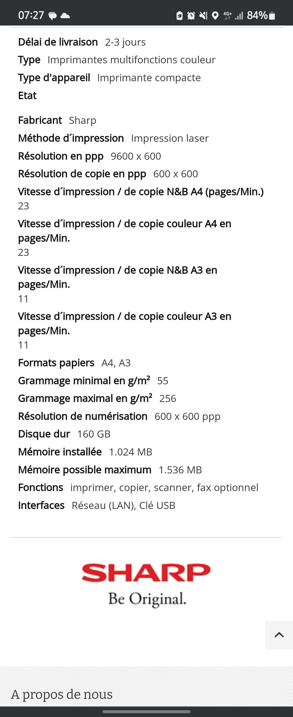 Imprimante Photos/Video/TV