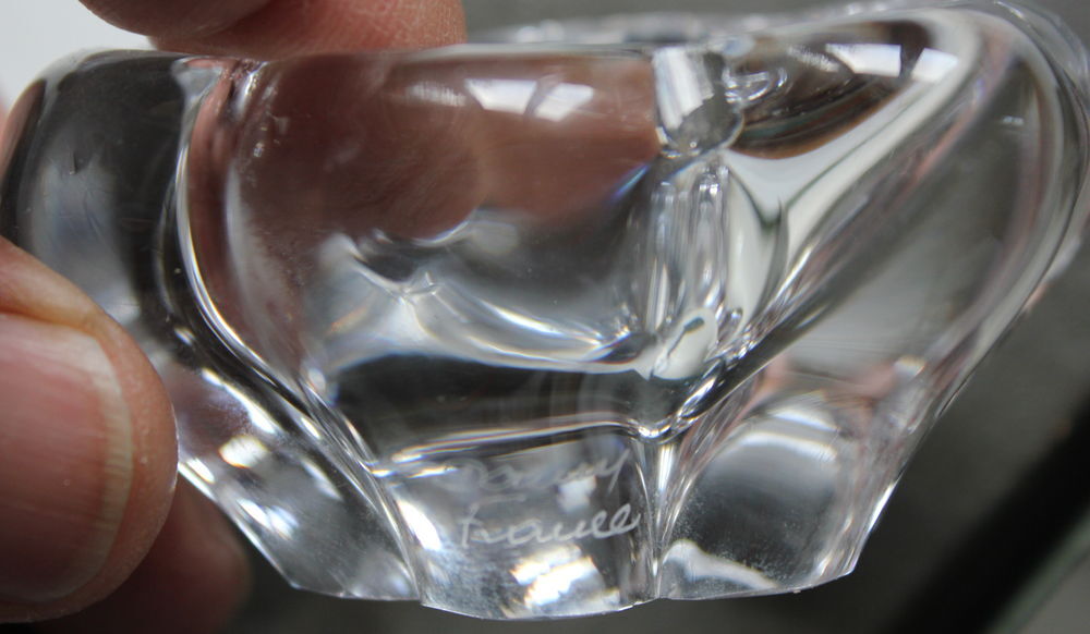 Saliere et poivriere Cristal DAUM Cuisine