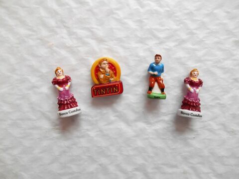 Lot de 4 F�ves Tintin et Bianca Castafiore en C�ramique 3 Villejuif (94)