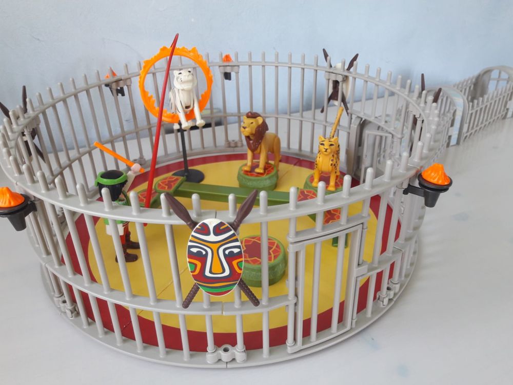 Playmobil 4233 Dresseur avec cage aux fauves Jeux / jouets