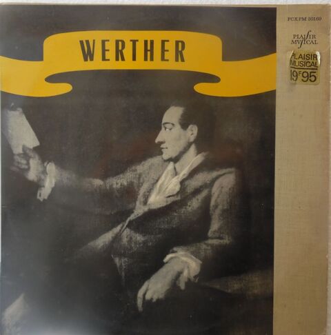 WERTHER Disque vinyle 33 Tours  Drame lyrique en quatre acte 14 Castries (34)