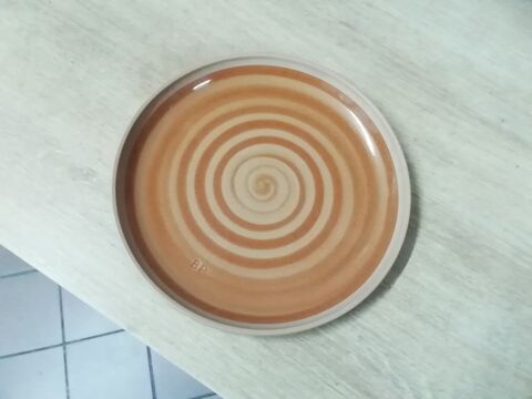 Une assiette plate BP grès vintage 1970 5 Vermelles (62)
