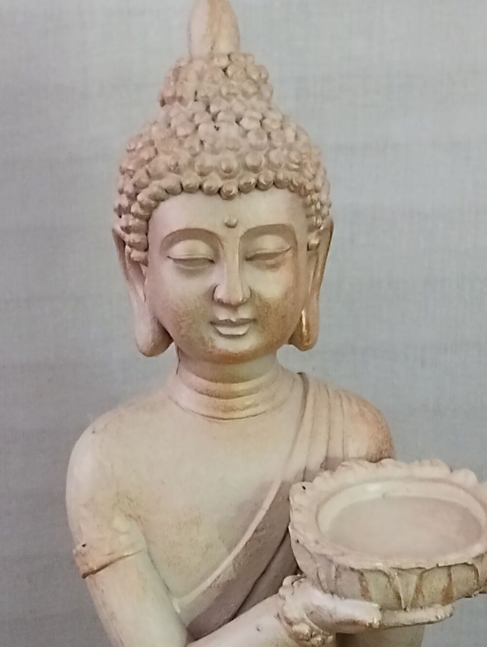 Bouddha &agrave; genoux / NEUF Décoration