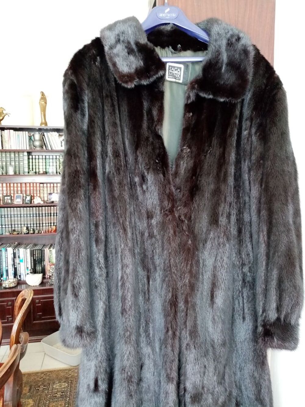 Manteau de fourrure (vison noir) Vtements