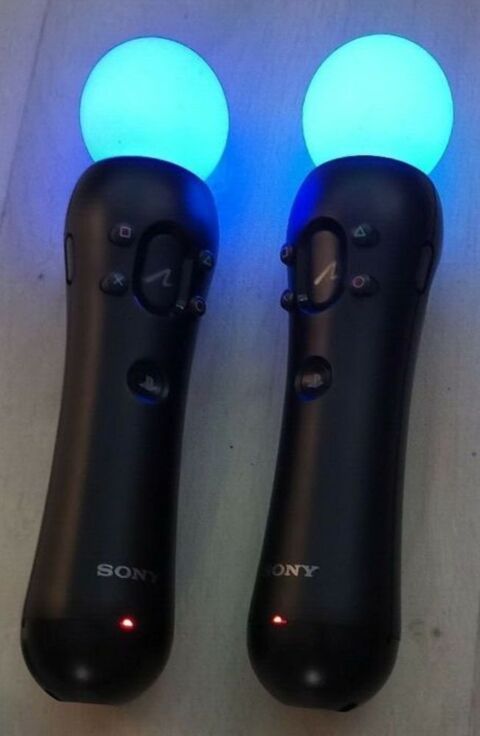 2 Manettes Playstation Move Officiel Ps3/PS4/PS5/PSVR 35 Cambrai (59)