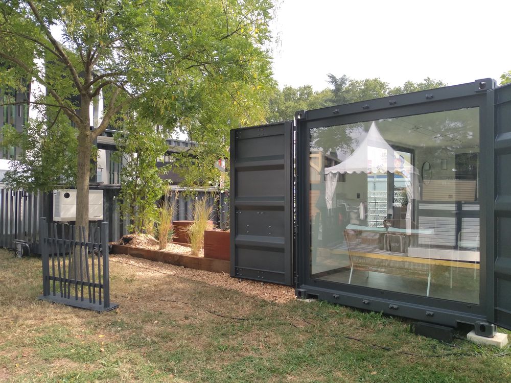 container am&eacute;nag&eacute; Jardin