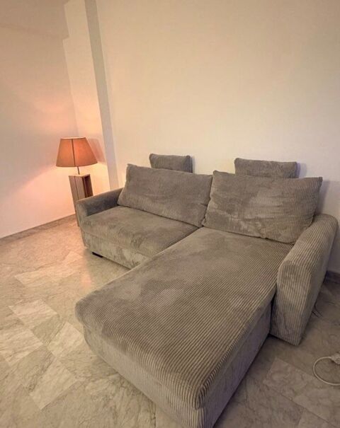 canap� d'angle convertible gris 500 Nice (06)