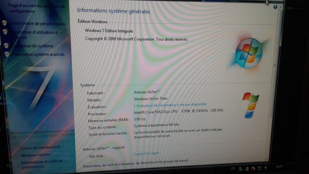 PC de bureau Matériel informatique