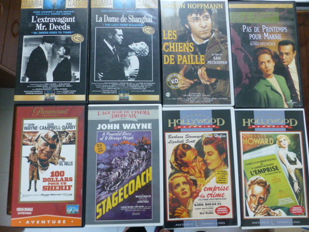 CASSETTES VHS FILMS AMERICAINS CULTES EN V.O. AVEC S.T. DVD et blu-ray