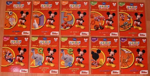 DISNEY. Lot de 10 livres éducatifs Mickey. Pour apprendre 30 Gujan-Mestras (33)