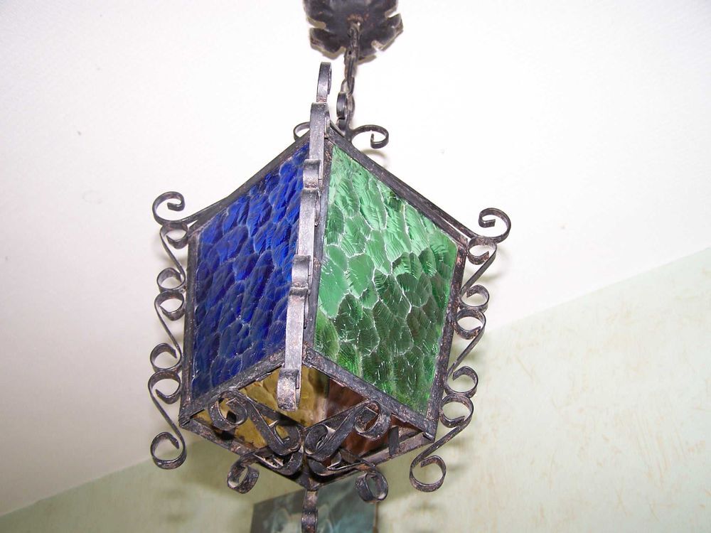 lustre verre Décoration