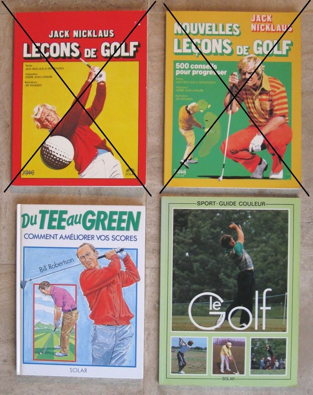13 Livres sur le Golf Livres et BD