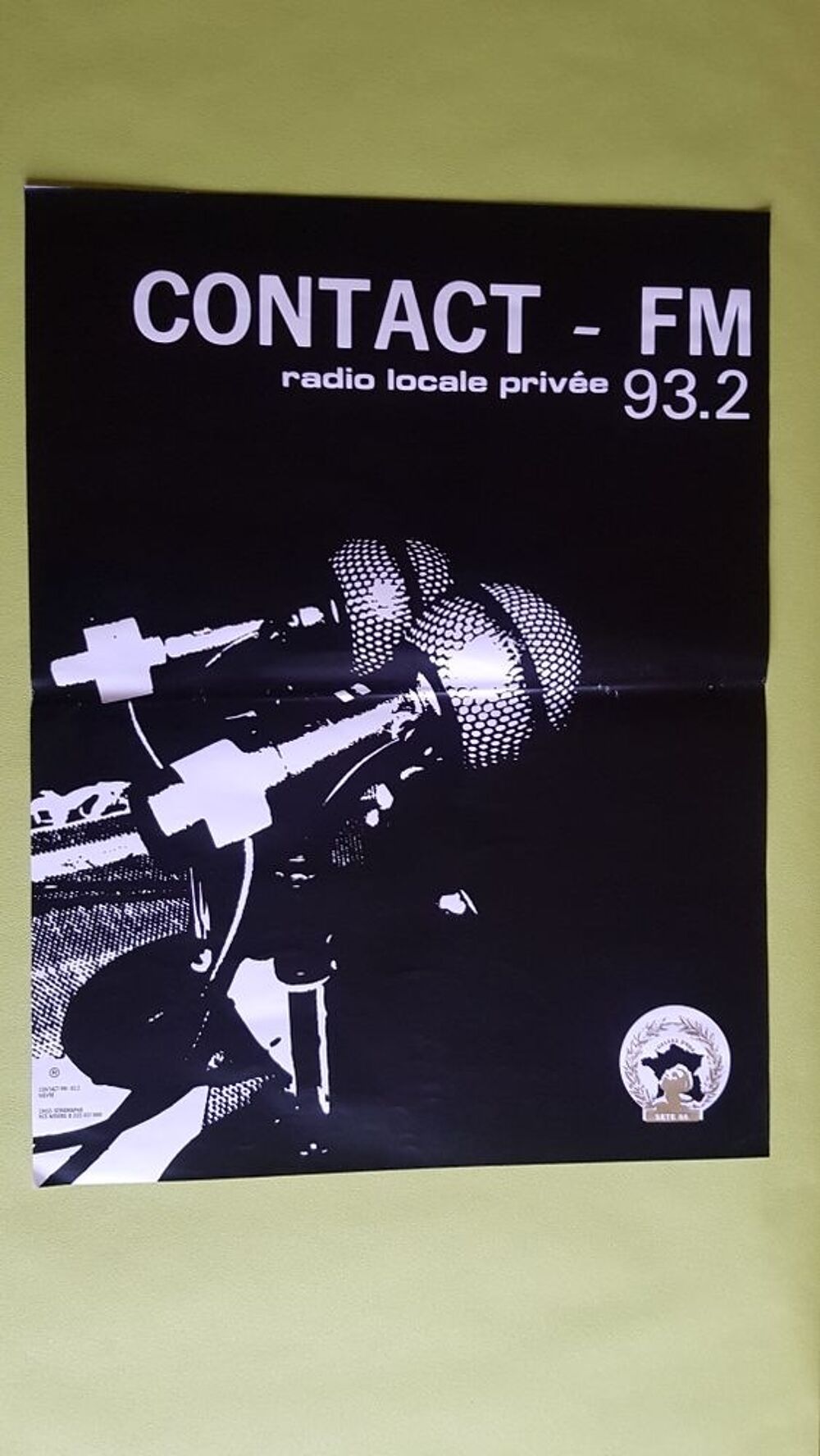 AFFICHE * RADIO CONTACT * NEVERS * 