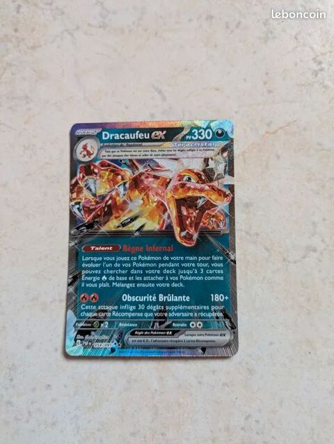 Carte Pokémon Dracaufeu EX Destinée de Paldea 054/091 35 Talence (33)